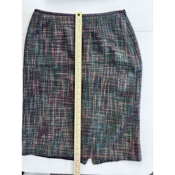 Apostrophe Wool Plaid Skirt Size 8 Wool Blend - Good Condition Vintage - Picture 4 of 7